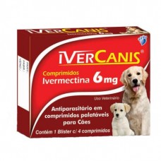 Ivercanis 6mg 4 comprimidos